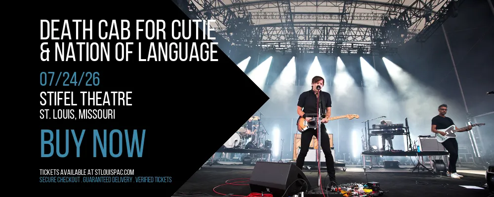 Death Cab for Cutie & Nation of Language at Stifel Theatre